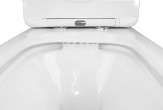 Унитаз-компакт Azario Fresco AZ-8302 360х620х800 напольный, безободковый, с быстросъемным сиденьем микролифт